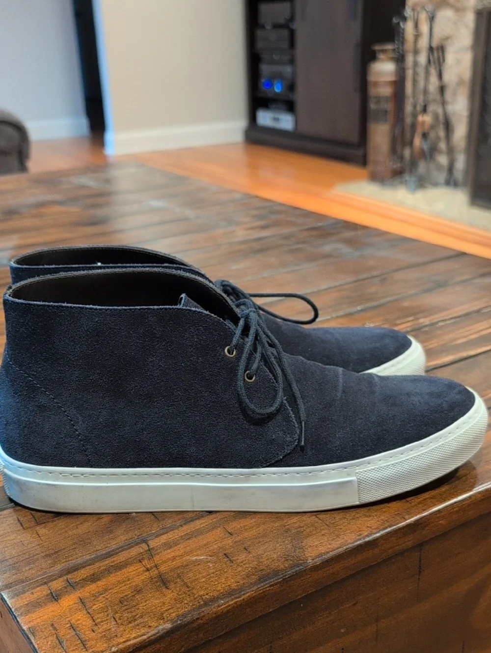 To Boot New York navy Suede Chukka Boot Sneaker Argento Woodrow